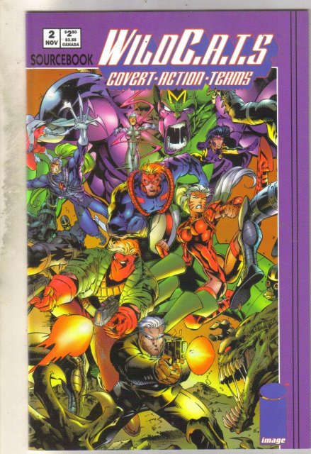 Wildcats Sourcebook #2 comic book near mint 9.4