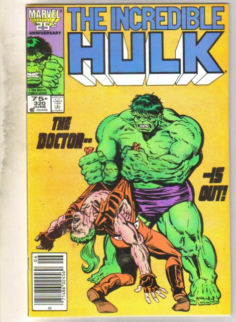 Incredible Hulk #320 comic book fine 6.0
