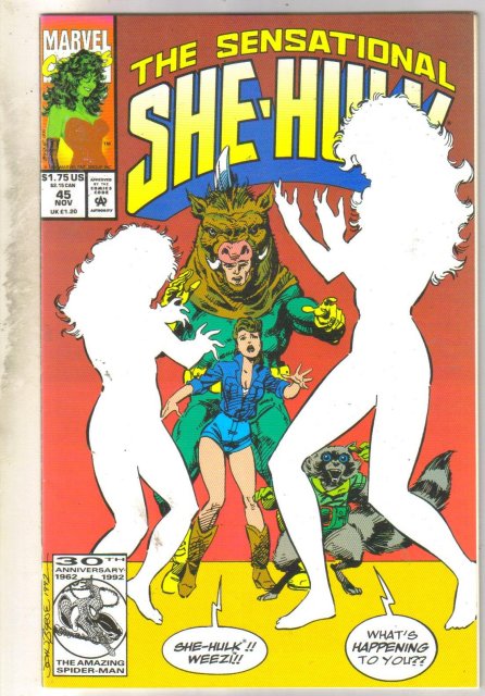 Sensational She-Hulk #45 comic book very fine/near mint 9.0