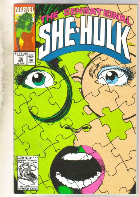 Sensational She-Hulk #46 comic book very fine/near mint 9.0