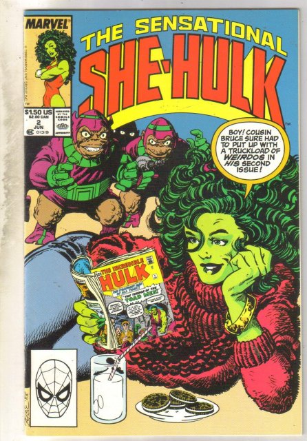 Sensational She-Hulk #2 comic book near mint 9.4