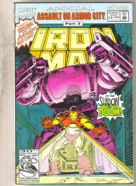 Iron Man annual #13 comic book near mint 9.4