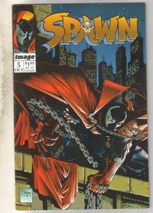Spawn #5 comic book very fine 8.0