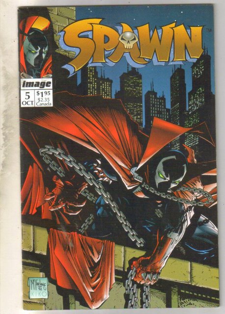 Spawn #5 comic book very fine 8.0