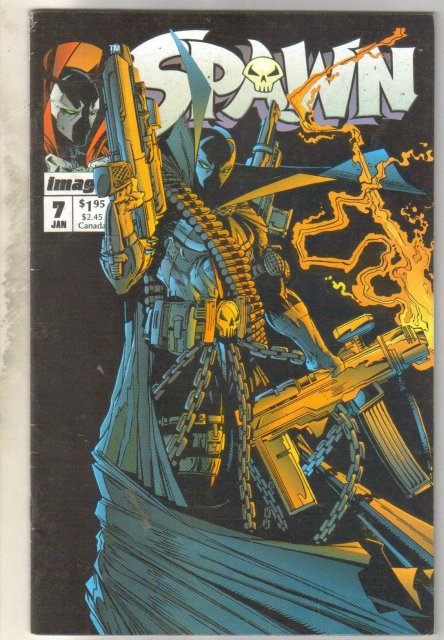 Spawn #7 comic book fine 6.0