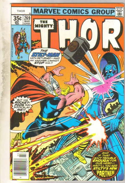 Mighty Thor #269 comic book very fine 8.0