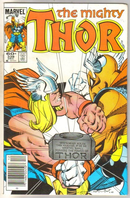 Mighty Thor #338 comic book near mint 9.4