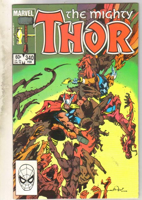 Mighty Thor #340 comic book very fine 8.0