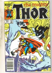 Mighty Thor #345 comic book near mint 9.4