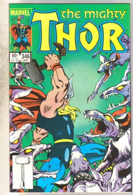 Mighty Thor #346 comic book near mint 9.4