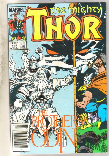 Mighty Thor #349 comic book near mint 9.4