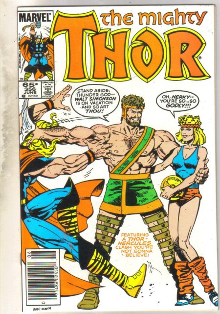 Mighty Thor #356 comic book near mint 9.4