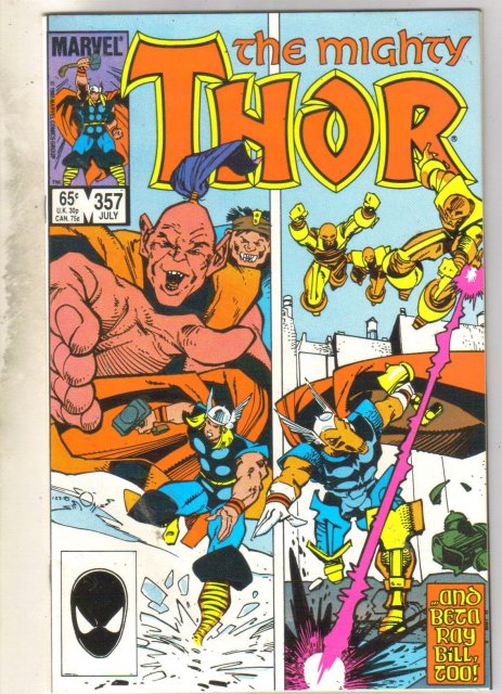 Mighty Thor #357 comic book near mint 9.4