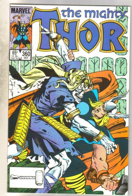 Mighty Thor #359 comic book mint 9.8
