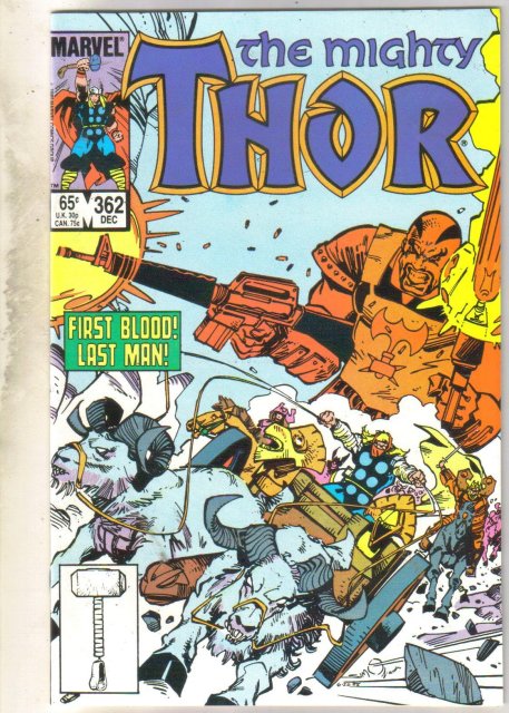 Mighty Thor #362 comic book near mint 9.4