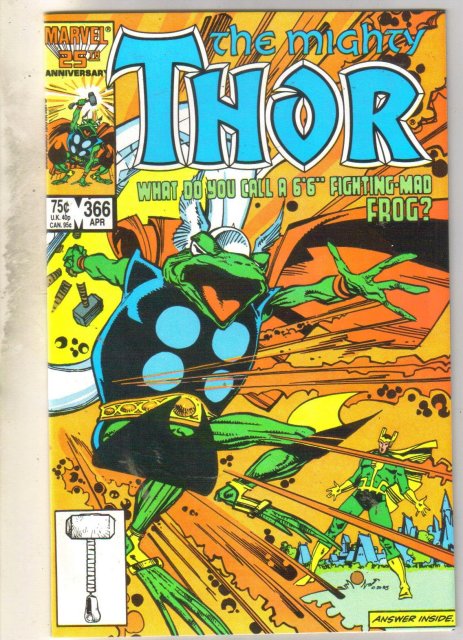 Mighty Thor #366 comic book mint 9.8