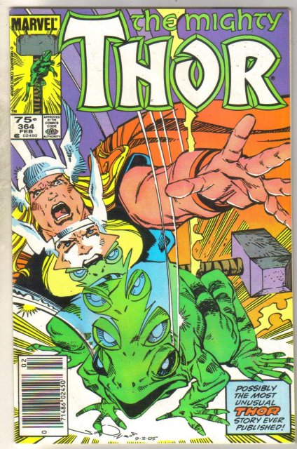 Mighty Thor #364 comic book very fine 8.0