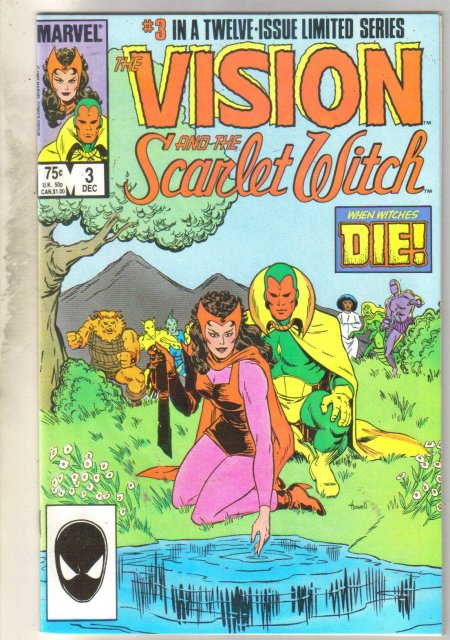 Vision and the Scarlet Witch #3 comic book near mint 9.4