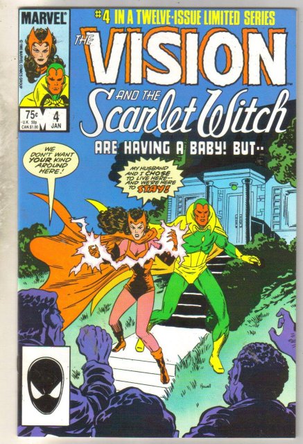 Vision and the Scarlet Witch #4 comic book near mint 9.4