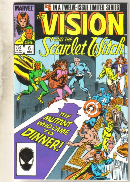 Vision and the Scarlet Witch #6 comic book near mint 9.4
