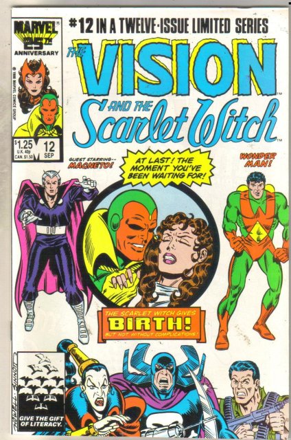 Vision and the Scarlet Witch #12 comic book mint 9.8