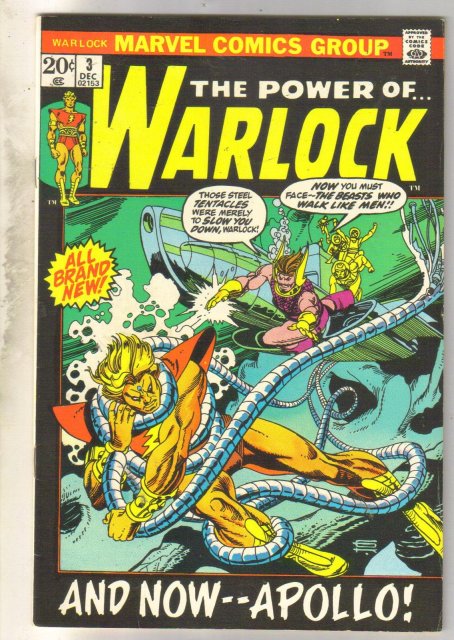 The Power of...Warlock #3 comic book very fine/near mint 9.0