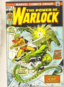 The Power of...Warlock #8 comic book very fine/near mint 9.0