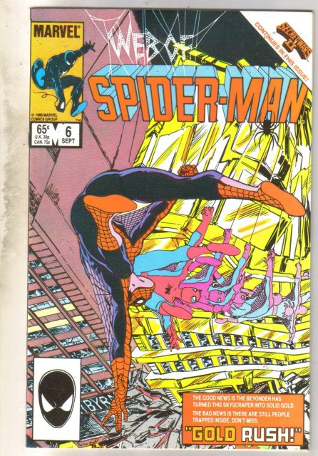Web of Spider-man #6 comic book near mint 9.4