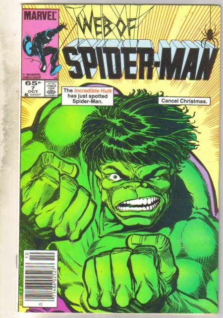 Web of Spider-man #7 comic book fine 6.0