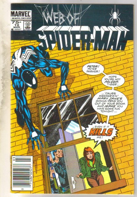 Web of Spider-man #12 comic book fine near mint 9.4