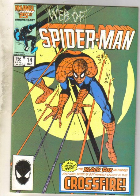 Web of Spider-man #14 comic book fine near mint 9.4