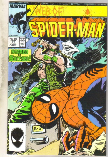 Web of Spider-man #27 comic book near mint 9.4