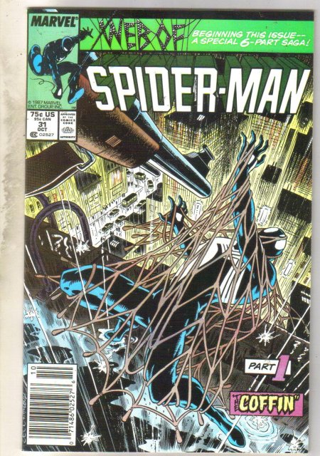 Web of Spider-man #31 comic book near mint 9.4