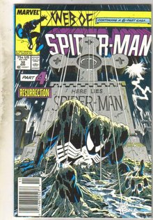 Web of Spider-man #32 comic book very good 4.0