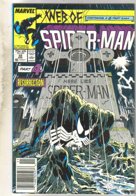Web of Spider-man #32 comic book very good 4.0