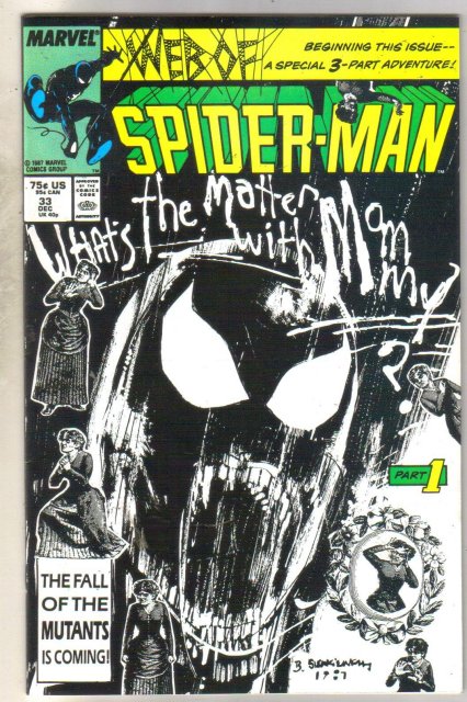 Web of Spider-man #33 comic book near mint 9.4