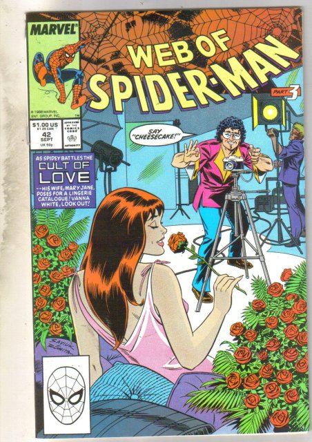 Web of Spider-man #42 comic book near mint 9.4