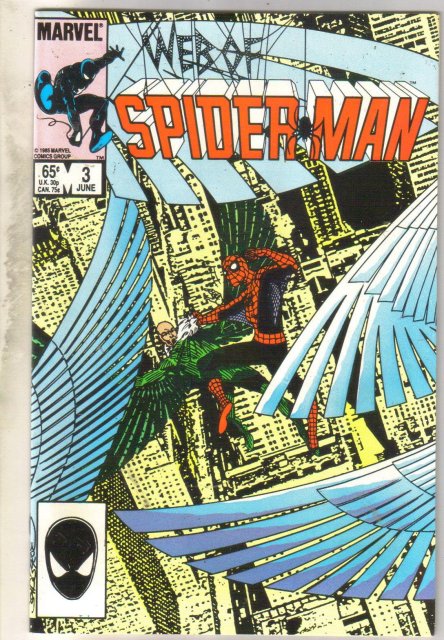 Web of Spider-man #3 comic book near mint 9.4