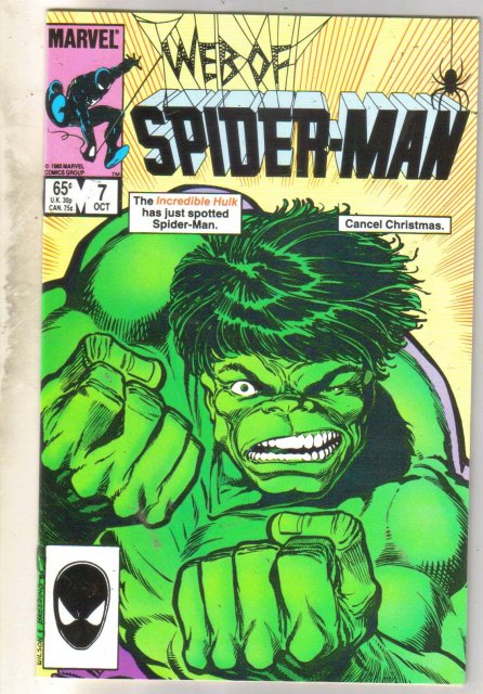 Web of Spider-man #7 comic book near mint 9.4
