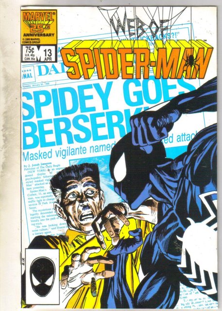 Web of Spider-man #13 comic book near mint 9.4