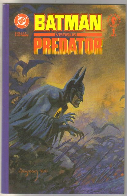 Batman Versus Predator #1 comic book mint 9.8