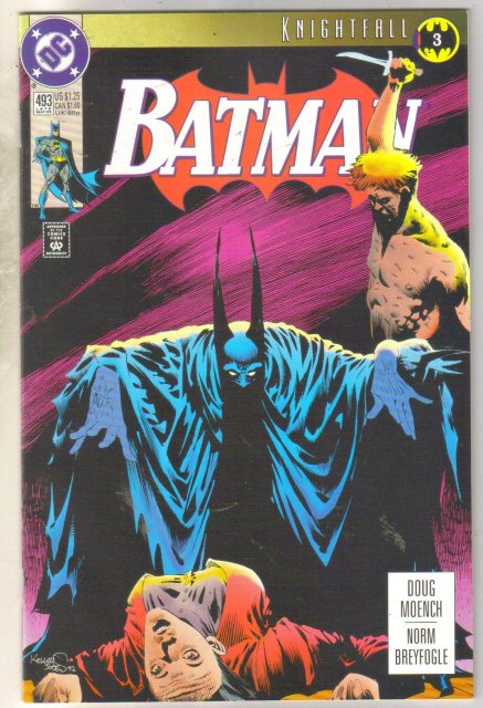 Batman #493 comic book near mint 9.4