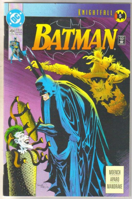 Batman #494 comic book near mint 9.4