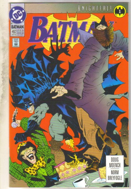Batman #492 comic book near mint 9.4
