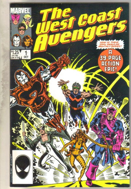 West Coast Avengers volume 2 #1 comic book near mint 9.4
