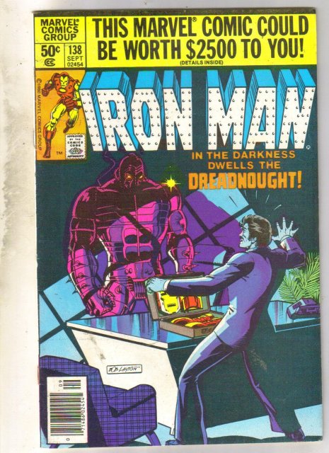 Iron Man #138 comic book very fine 8.0