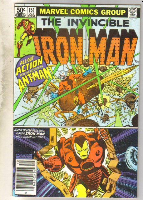 Iron Man #151 comic book near mint 9.4