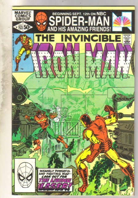 Iron Man #153 comic book fine 6.0