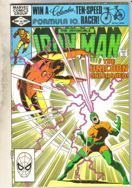 Iron Man #154 comic book near mint 9.4