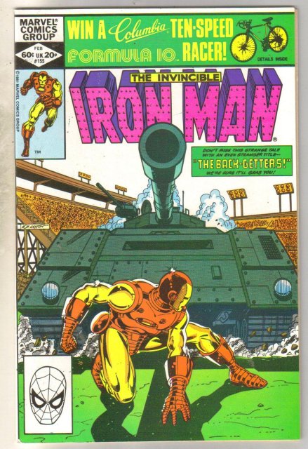 Iron Man #155 comic book near mint 9.4